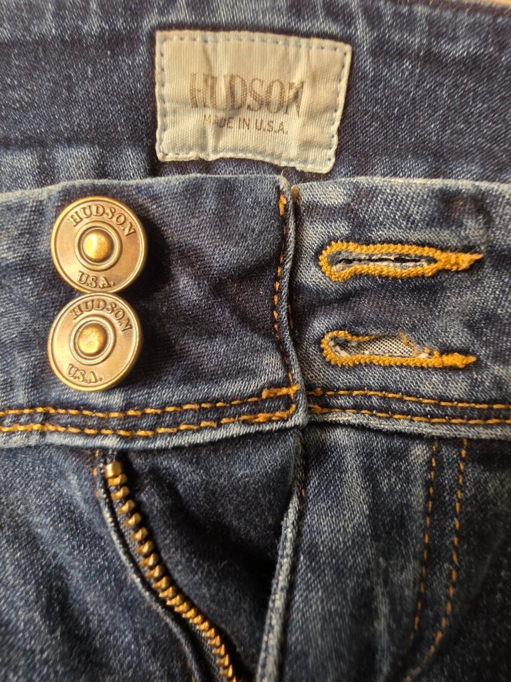 Hudson Low Rise, Straight Leg Women's Denim Jeans, Size 26 - Picture 6 of 12